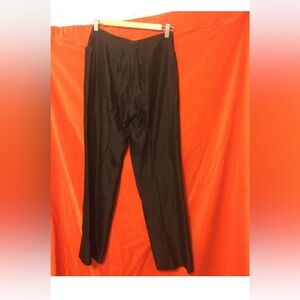 Dolce & Gabbana 90s straight leg silk pants black size 42 or 6